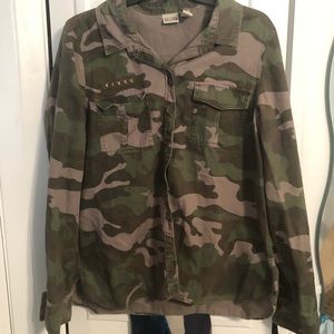 Mudd Camo Button Down Shirt